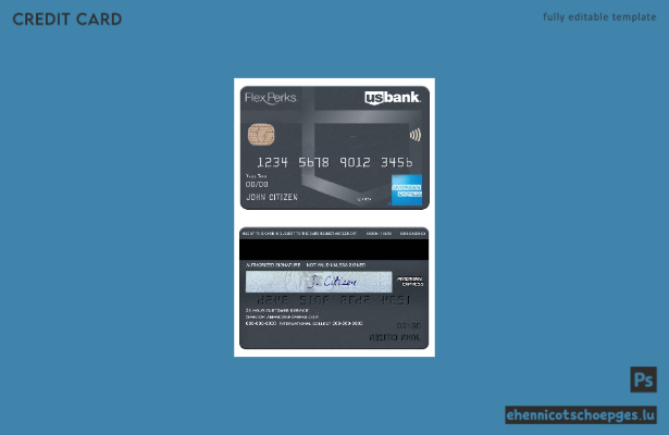 USA U.S. Bank FlexPerks Reserve Amex Card – Beispielvorschau